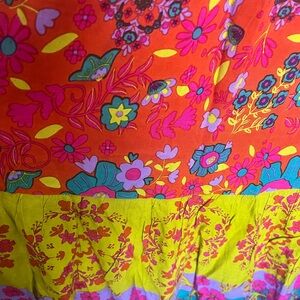 Natural Life Colorful Floral Maxi Empire Sundress